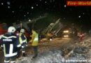 Oö: Lkw-Unfall auf der Westautobahn bei Lindach