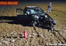 Nö: Motorblock bei Unfall weggeschleudert