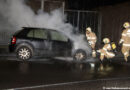 Oö: Sperrmüllbrand durch Pyrotechnik und Fahrzeugbrand in Linz