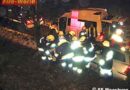 Ktn: Fahrzeug stürzt auf der LB95 über eine hohe Böschung