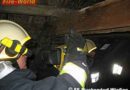 Nö: Flammen schlugen 2m aus Rauchfang