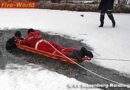 Nö: Eisrettungsübung am Sitzenberger Schlossteich