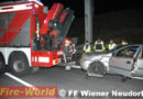 Nö: Zwei Unfall- und ein Personenrettungseinsatz in Wr. Neudorf
