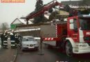 Oö: Pkw-Bergung nach Verkehrsunfall in Kremsmünster,