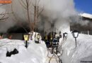 T: Grenzüberschreitender Einsatz bei Gebäudegroßbrand in Leutasch