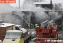 D: Verletzter bei Werkstattbrand in München