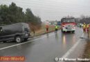 Nö: Transporter in Wiener Neudorf aus Sträuchern geborgen