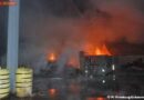 D: Brand in einer Mülldeponie-Halle in Nienburg