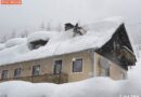 Oö: 150 cm Schnee am Dach -> Räumungseinsätze in Rosenau/Hengstpass