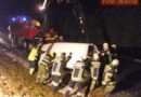 Oö: Fahrzeugbergung nach Unfall (FF Schönering)
