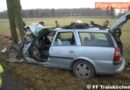 Nö: Verkehrsunfall mit Personenrettung -> Pkw gegen Baum bei Trumau