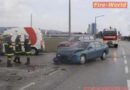 Oö: Pkw-Kollision auf B131 direkt vor Feuerwehrhaus Hartkirchen