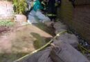 Deutschland: Wassermassen gefährdeten Wohnhaus -> Großeinsatz