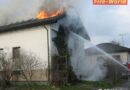 Vbg: Flammen aus Wohngebäudedachstuhl in Gaißau