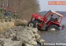 Oö: Traktor in Langenstein in die Donau gestürzt
