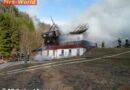 Stmk: Wohnhausbrand in St. Oswald griff auf Wald über