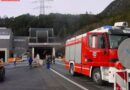 Tirol: Brand eines verlorenen Lkw-Reifens im Roppener Tunnel