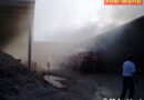 Nö: Hackschnitzelbrand in einer Lagerhalle in Aschbach