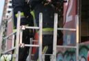 Bgld: Feuerwehren des Bez. Mattersburg zerlegten Eisenbahnwaggon