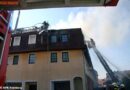 Nö: 10 Wehren bei Dachstuhlbrand in Bad Deutsch Altenburg im Einsatz