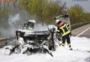 D: Brennendes Wohnmobil, Gasflaschenexplosion auf A29 verhindert
