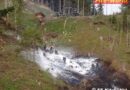 Tirol: Waldbrand beim Ganslernwald nahe Slalomstrecke in Kitzbühel