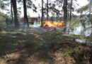 Oö: Feuer im Wald in Lasberg