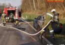 Stmk: Brennender Pkw auf der B 115 bei Edling