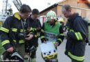 Oö: Branddienstübung im Biomasseheizwerk in Hartheim