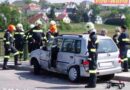 Nö: Glimpfliche Kollision zwischen Pkw und Lkw in Aschbach