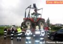 Nö: Pkw in Klein Engersdorf gegen Traktor geprallt