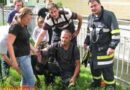 Oö: Rettung eines Dobermanns in Vöcklabruck