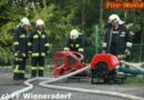 Nö: Branddienstübung der FF Traiskirchen-Wienersdorf und Oeynhausen