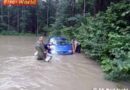 Oö: Parkplatz nach Regenfällen 70cm unter Wasser