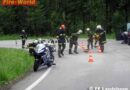 Oö: Motorrad rutschte in den Gegenverkehr