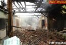 Bayern: Dachstuhlbrand in alter Ziegelei bei München