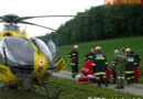 Oö: Personenrettung im Gelände in Neukirchen bei Lambach