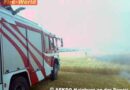 Nö: Defekt an einem Mähdrescher setzt Feld in Brand