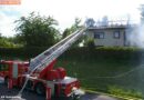 Oö: Drehleitereinsatz bei Wohnhausbrand in Dietrichshofen