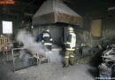 Nö: Brand in einem Metallschmelzbetrieb