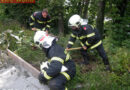 Nö: Großeinsatz beim Brand von Batterien bei EVN in St. Pölten