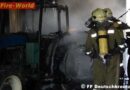 Bgld: Lagerhalle von Weingut in Flammen – Feuerwehrmann verletzt