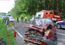 Oö: Pkw nach Zusammenstoß in Wald katapultiert -> Eggelsberg