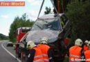 Nö: Verletzter nach Überschlag auf der A2