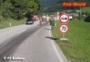 Oö: 300 Meter lange Ölspur in glühender Hitze