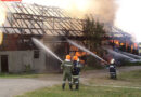 Oö: Stadl in Hohenzell in Vollbrand -> 13 Feuerwehren im Einsatz
