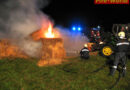 Nö: Brand eines Strohhaufens in Horn