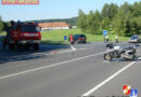 Bgld: Unfall mit Pkw und Motorrad auf der L 235 in Pinkafeld