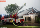 Nö: Dachstuhl-Vollbrand in Platt