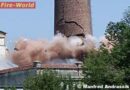 Nö: Glanzstoff St. Pölten -> Österreichs höchster Schlot  (86 m) gesprengt